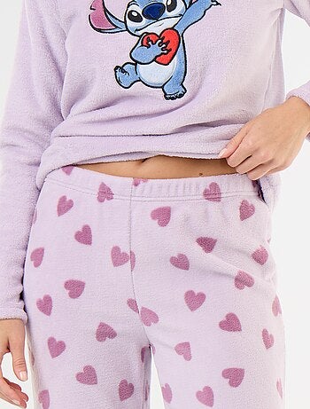 Pigiama lungo 'Winnie' di 'Disney' in pile - 2 pezzi