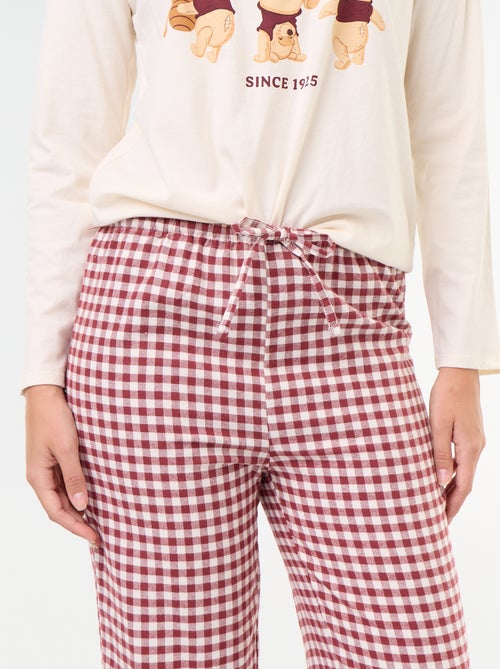 Pigiama lungo "Winnie" "Disney" - 2 pezzi - Kiabi Pigiama lungo "Winnie" "Disney" - 2 pezzi - Kiabi