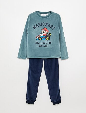 Pigiama "Mario Kart" 2 pezzi - T-shirt a maniche lunghe + pantaloni
