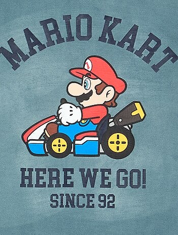 Pigiama "Mario Kart" 2 pezzi - T-shirt a maniche lunghe + pantaloni