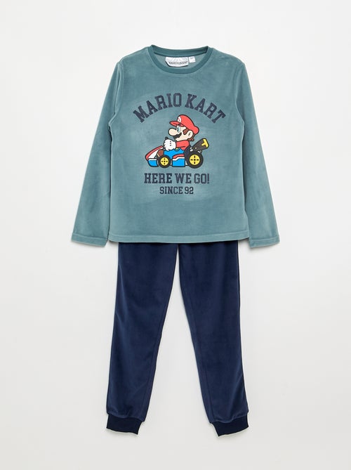 Pigiama "Mario Kart" 2 pezzi - T-shirt a maniche lunghe + pantaloni - Kiabi