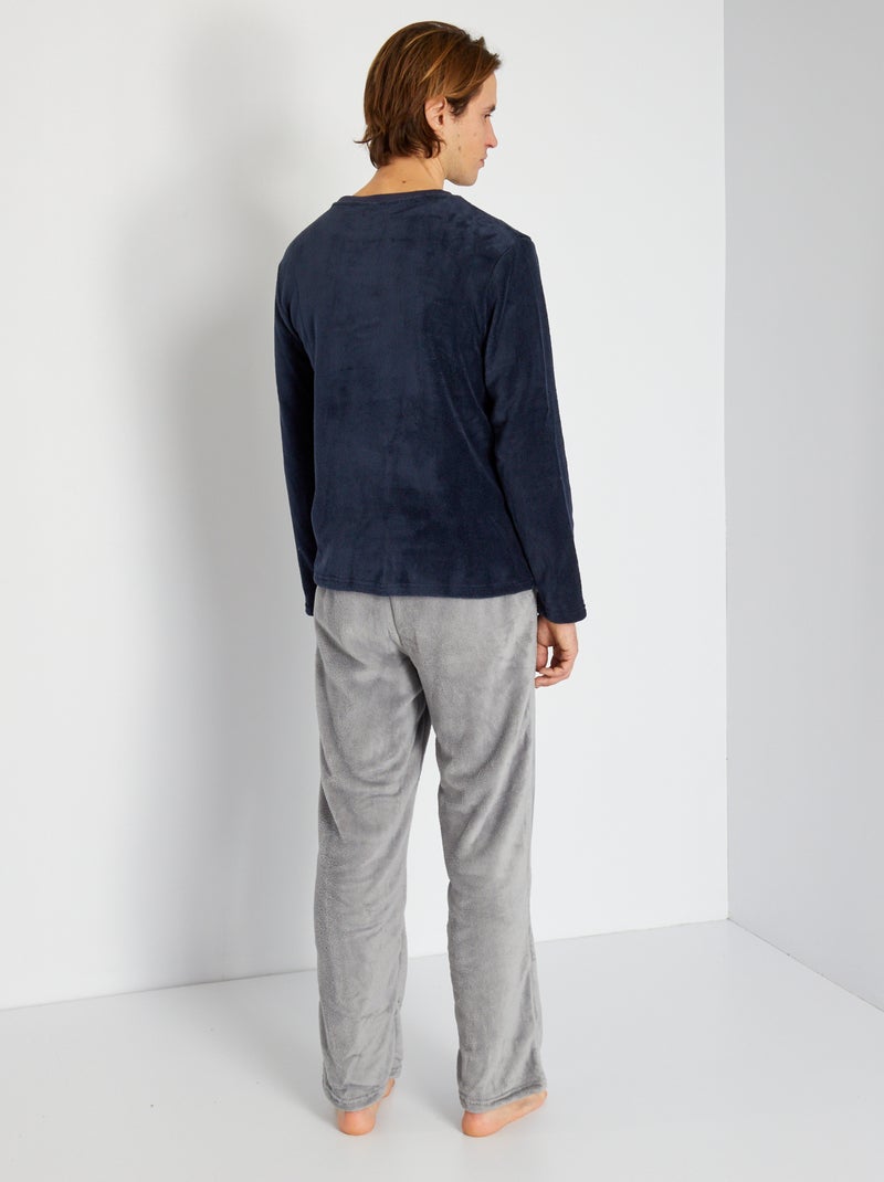 Pigiama donna lungo in pile COOP 1 PZ - Coop Shop