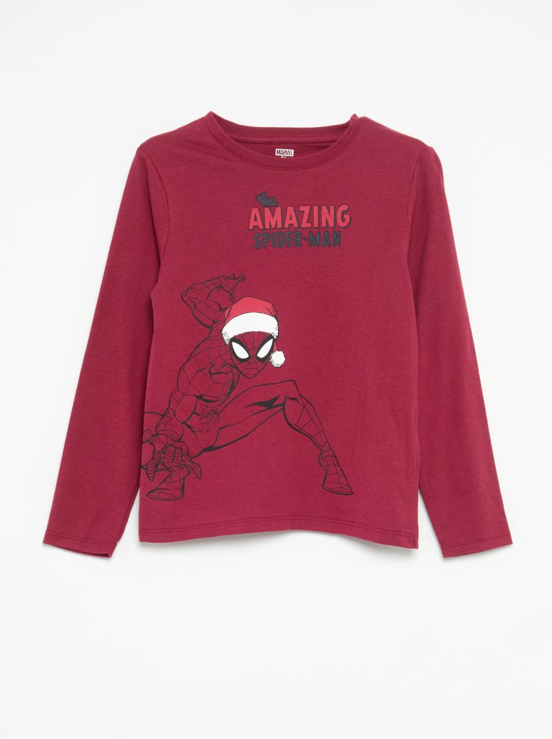 Pigiama "Marvel" "Spiderman" 2 pezzi Rosso - Kiabi