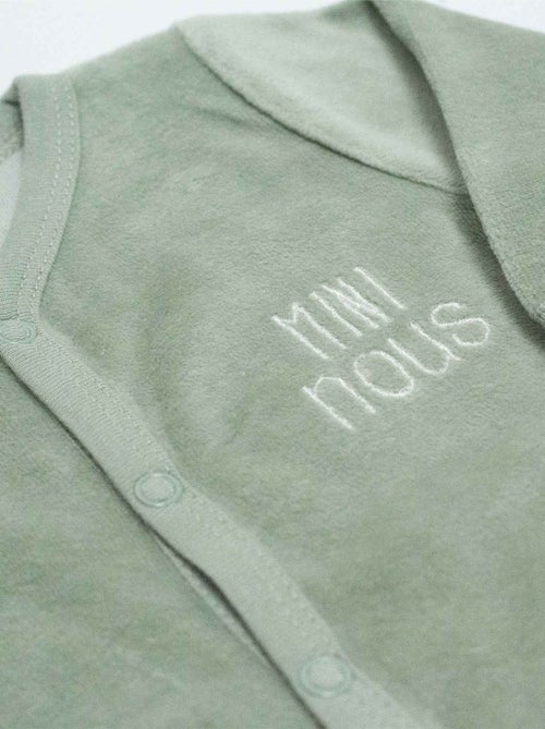 Pigiama nascita apertura frontale - Kiabi