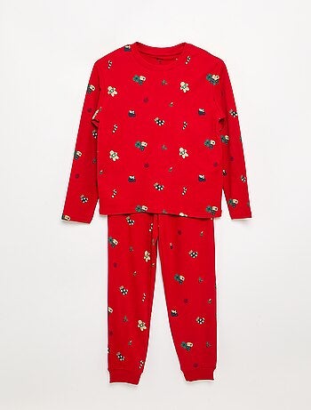 Pigiama 'Natale' 2 pezzi - T-shirt a maniche lunghe + pantaloni