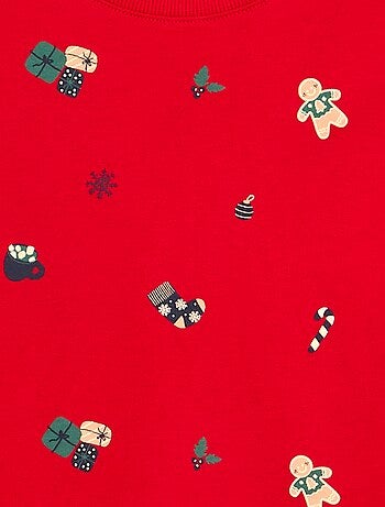 Pigiama 'Natale' 2 pezzi - T-shirt a maniche lunghe + pantaloni