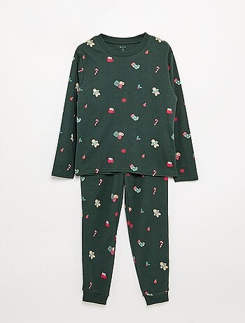 Pigiama 'Natale' 2 pezzi - T-shirt a maniche lunghe + pantaloni