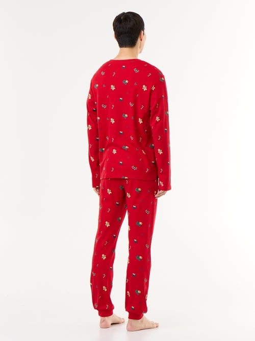 Pigiama natalizio 2 pezzi t-shirt + pantaloni - 2 pezzi - Kiabi