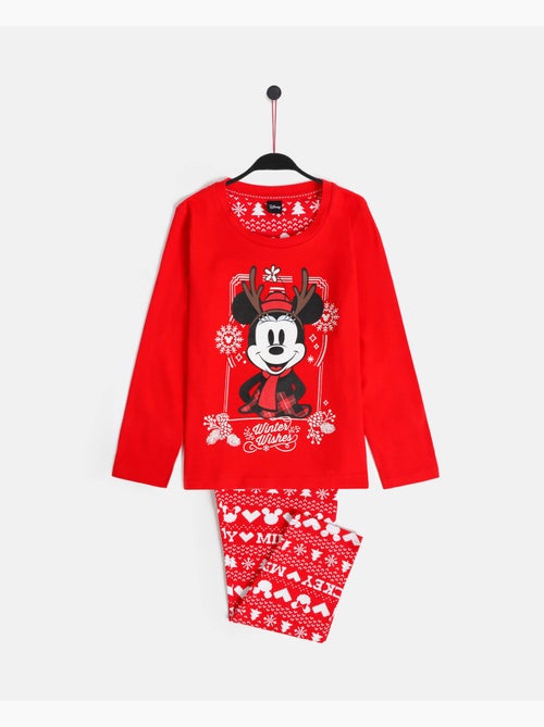 Pigiama natalizio a maniche lunghe DISNEY Mickey per bambine - Kiabi Pigiama natalizio a maniche lunghe DISNEY Mickey per bambine - Kiabi