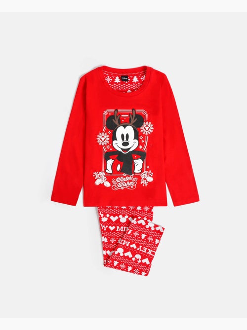 Pigiama natalizio a maniche lunghe DISNEY Mickey per bambini - Kiabi Pigiama natalizio a maniche lunghe DISNEY Mickey per bambini - Kiabi