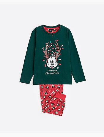 Pigiama natalizio a maniche lunghe DISNEY Mickey per bambini