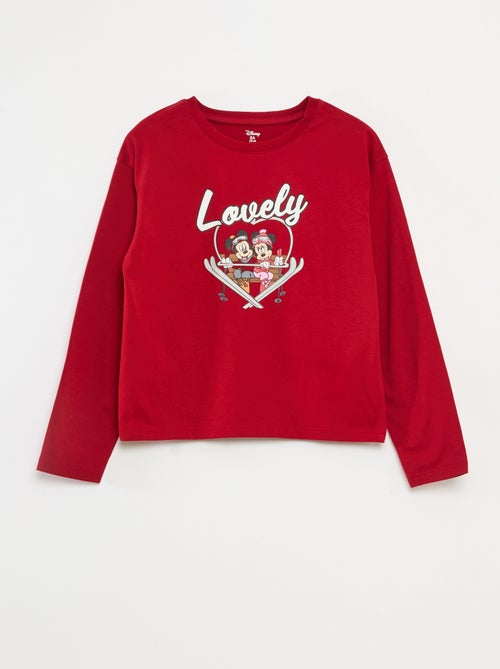 Pigiama natalizio 'Disney' 'Minnie' in jersey di cotone - Kiabi