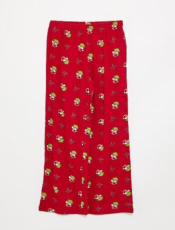 Pigiama natalizio "Grinch" 2 pezzi - camicia + pantaloni
