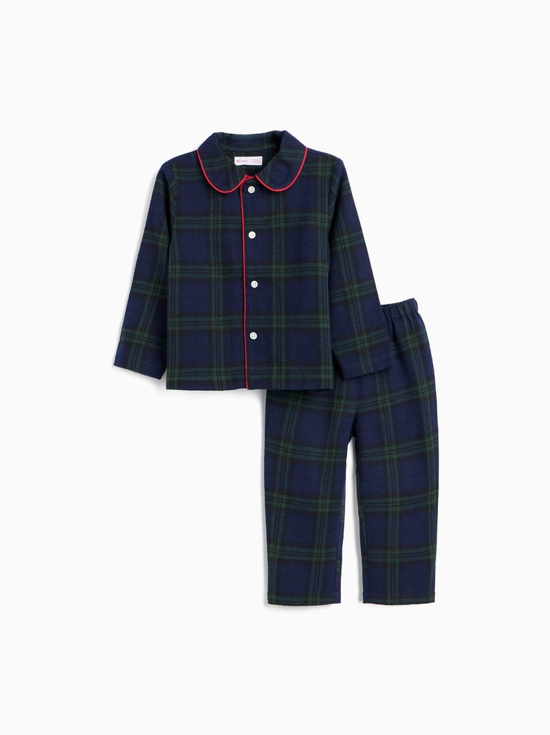 Pigiama natalizio in flanella, mo fashion Blu - Kiabi