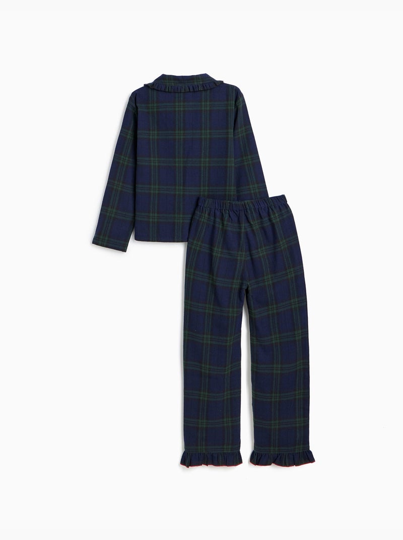 Pigiama natalizio in flanella, mo fashion Blu - Kiabi