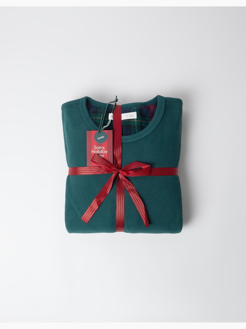 Pigiama natalizio in pile, mo fashion Verde - Kiabi