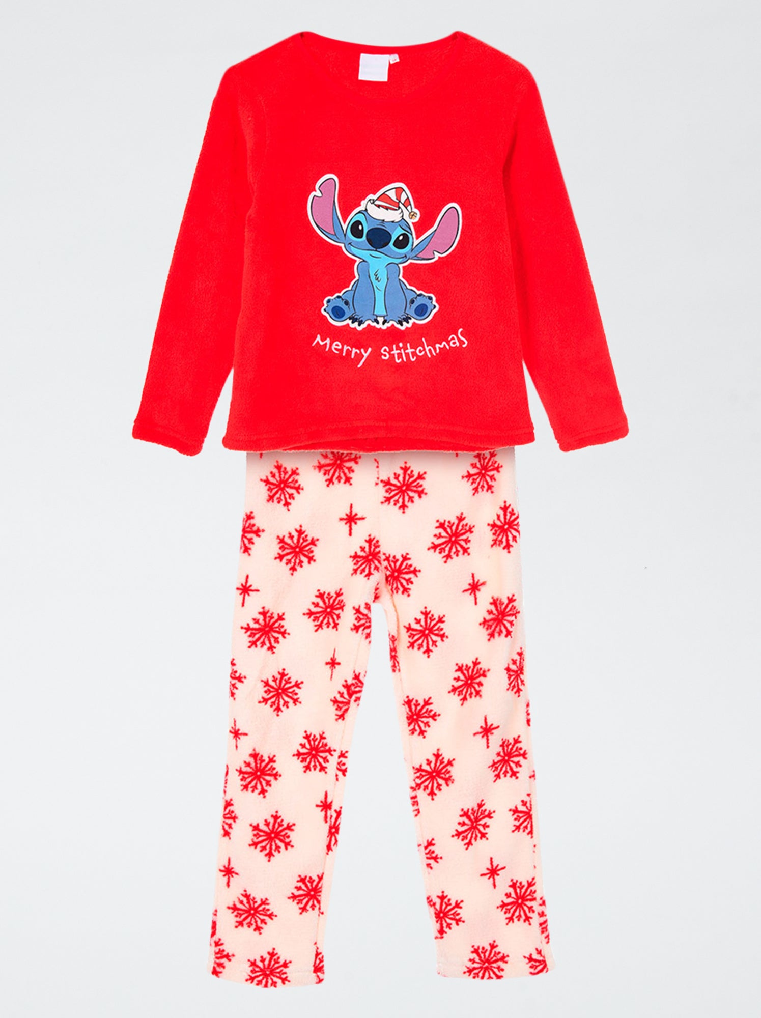 Pigiama Bimna Paw Patrol Natalizio 2 Pezzi - Maglia E Pantalone Rossi Con Skye, Caldo E Morbido