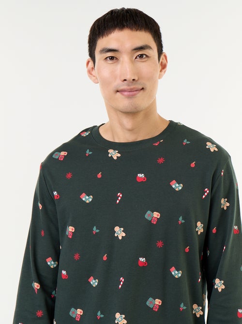 Pigiama natalizio t-shirt + pantaloni - 2 pezzi - Kiabi