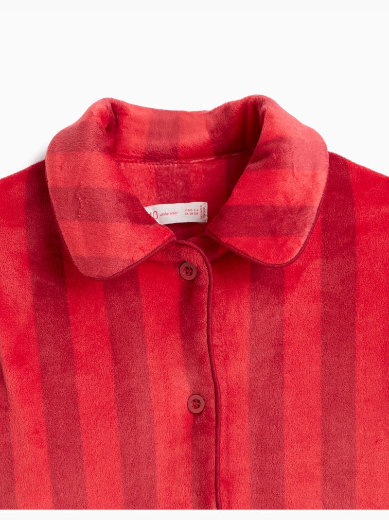 Pigiama natalizio vellutato, mo fashion Rosso - Kiabi