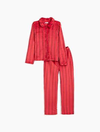 Pigiama natalizio vellutato, mo fashion