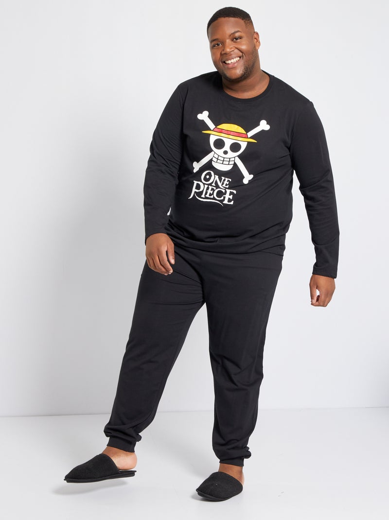 Pigiama 'One Piece' in jersey - 2 pezzi nero - Kiabi