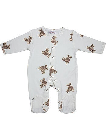 Pigiama "Ourson" in cotone di Les Chatounets