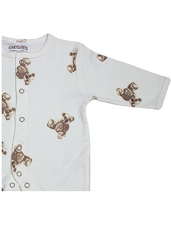 Pigiama "Ourson" in cotone di Les Chatounets