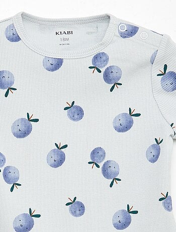 Pigiama pantaloncini con stampa - 2 pezzi