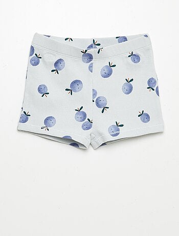 Pigiama pantaloncini con stampa - 2 pezzi
