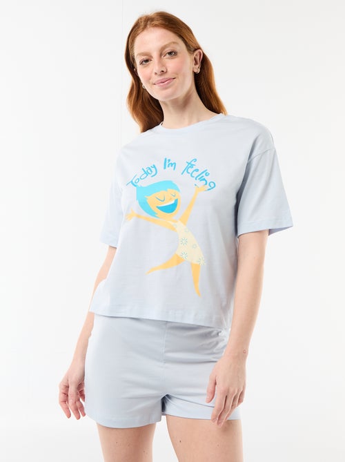 Pigiama pantaloncino stampa 'Inside Out' - 2 pezzi - Kiabi