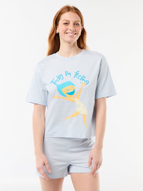 Pigiama pantaloncino stampa 'Inside Out' - 2 pezzi - Kiabi