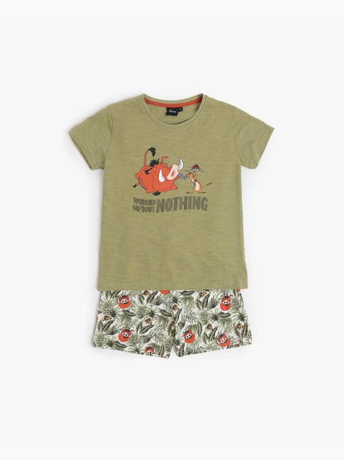 Pigiama per bambini DISNEY a maniche corte con timone e Pumbaa - Kiabi Pigiama per bambini DISNEY a maniche corte con timone e Pumbaa - Kiabi