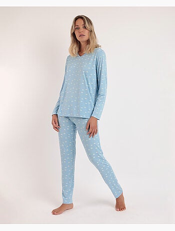 Pigiama premaman a maniche lunghe da donna ADMAS CLASSIC Cloud Peak