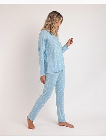 Pigiama premaman a maniche lunghe da donna ADMAS CLASSIC Cloud Peak