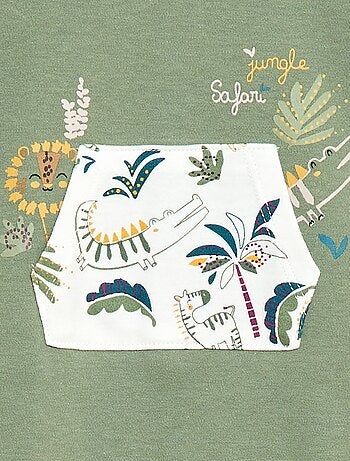 Pigiama sacco leggero con tasca a marsupio