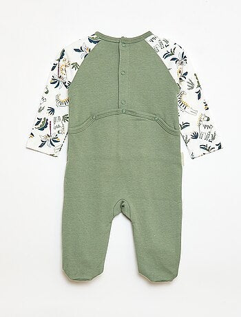 Pigiama sacco leggero con tasca a marsupio