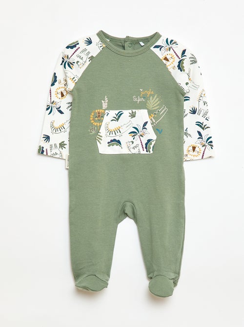 Pigiama sacco leggero con tasca a marsupio - Kiabi