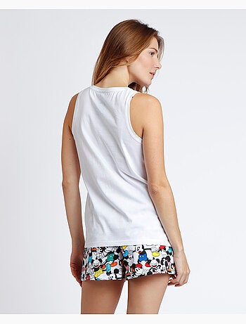 Pigiama senza maniche da donna DISNEY Mickey Mondrian
