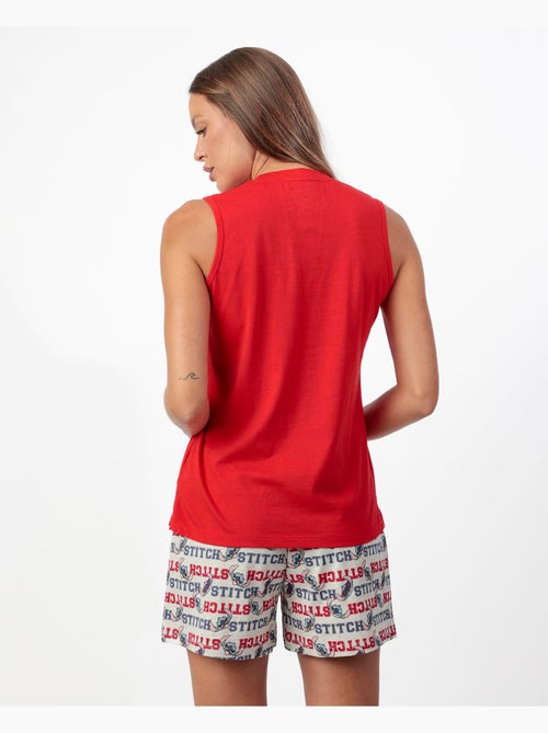 Pigiama senza maniche da donna DISNEY Stitch University - Kiabi