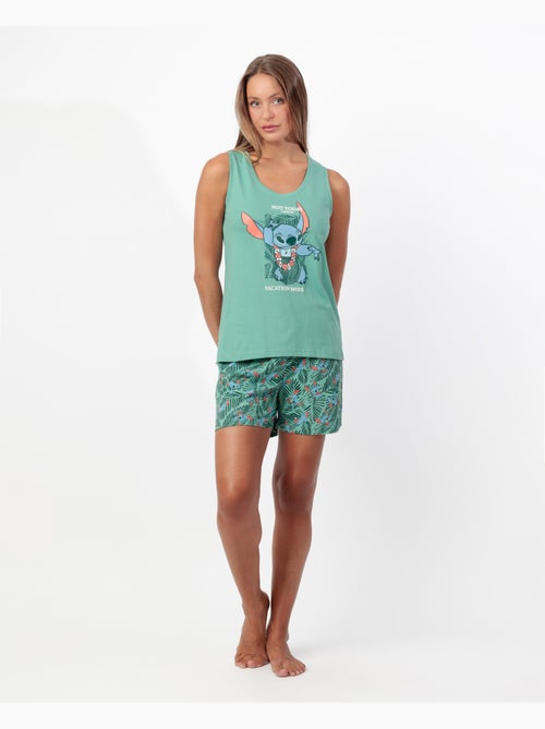Pigiama senza maniche da donna DISNEY Vacation Mode - Kiabi