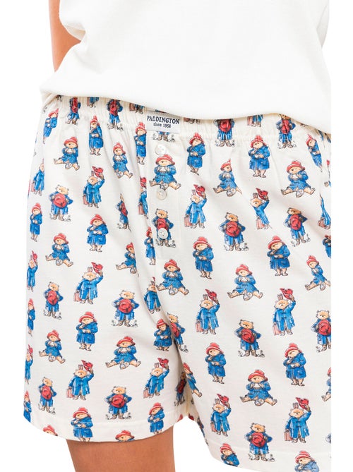 Pigiama senza maniche da donna PADDINGTON CLASSIC con stampa acquerello - Kiabi Pigiama senza maniche da donna PADDINGTON CLASSIC con stampa acquerello - Kiabi