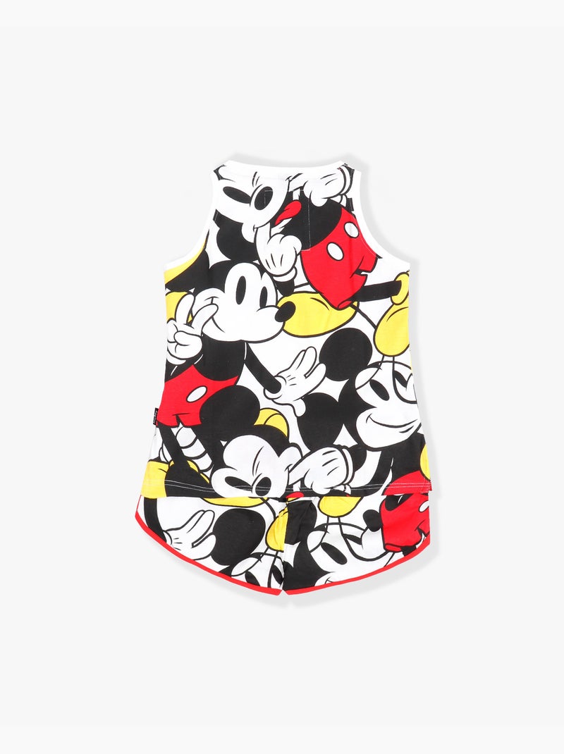 Pigiama senza maniche DISNEY Big Mickey per bambine Rosso - Kiabi
