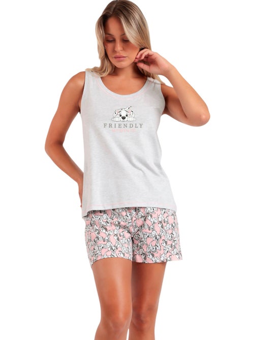 Pigiama senza maniche DISNEY Dalmata da donna - Kiabi Pigiama senza maniche DISNEY Dalmata da donna - Kiabi