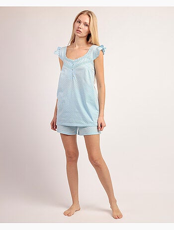 Pigiama senza maniche Dream Dots da donna ADMAS