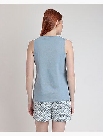Pigiama senza maniche in stile greco da donna STAY AT HOME