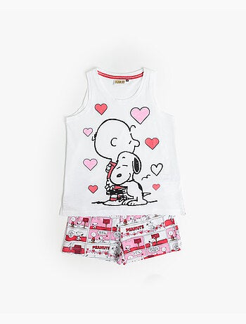 Pigiama senza maniche PEANUTS Love Valentines per ragazze