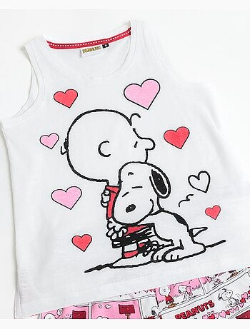 Pigiama senza maniche PEANUTS Love Valentines per ragazze