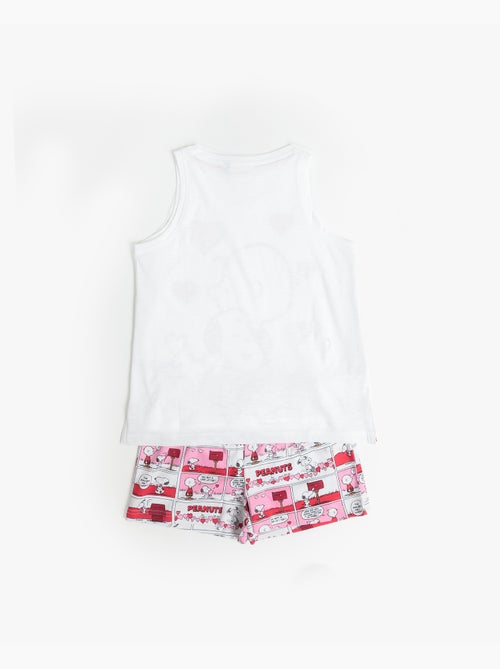 Pigiama senza maniche PEANUTS Love Valentines per ragazze - Kiabi Pigiama senza maniche PEANUTS Love Valentines per ragazze - Kiabi