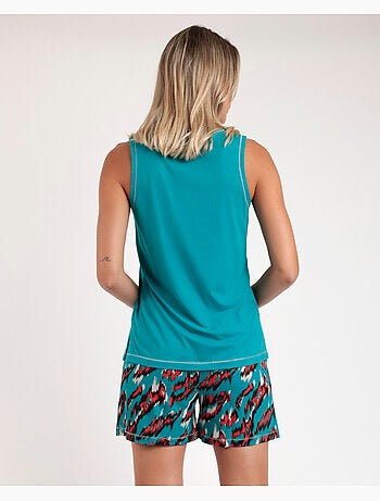 Pigiama senza maniche Wild Safari da donna ADMAS