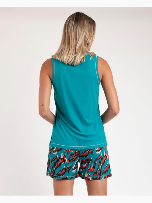 Pigiama senza maniche Wild Safari da donna ADMAS - Kiabi Pigiama senza maniche Wild Safari da donna ADMAS - Kiabi